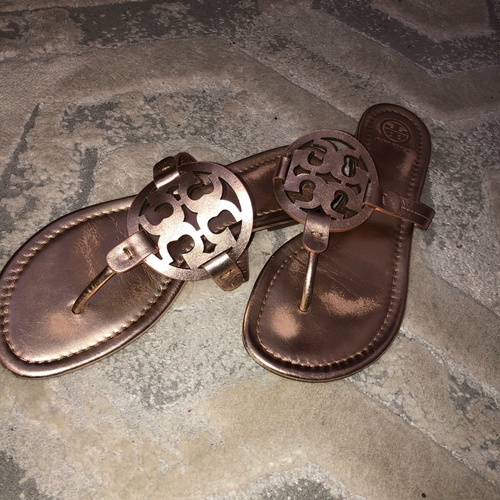 Rose Gold Tory Burch Miller Sandal 🤗 reasonable offers welcome 🤗